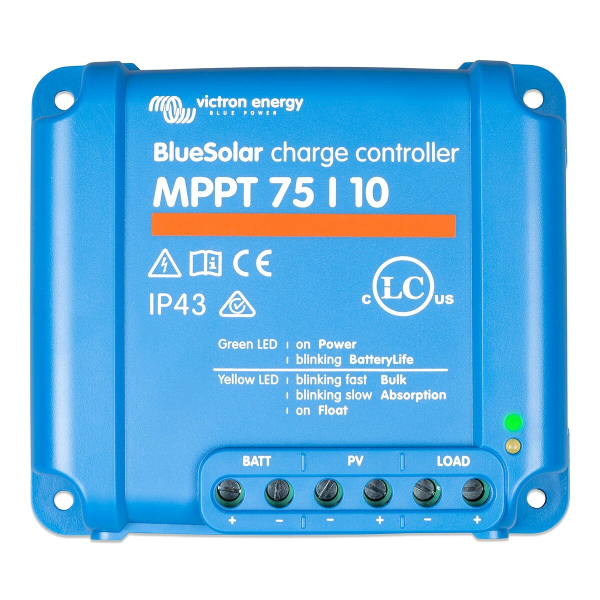 وحدة تحكم Victron Energy MPPT - 75/10 الشحن 12/24 V 10 A Solar-8