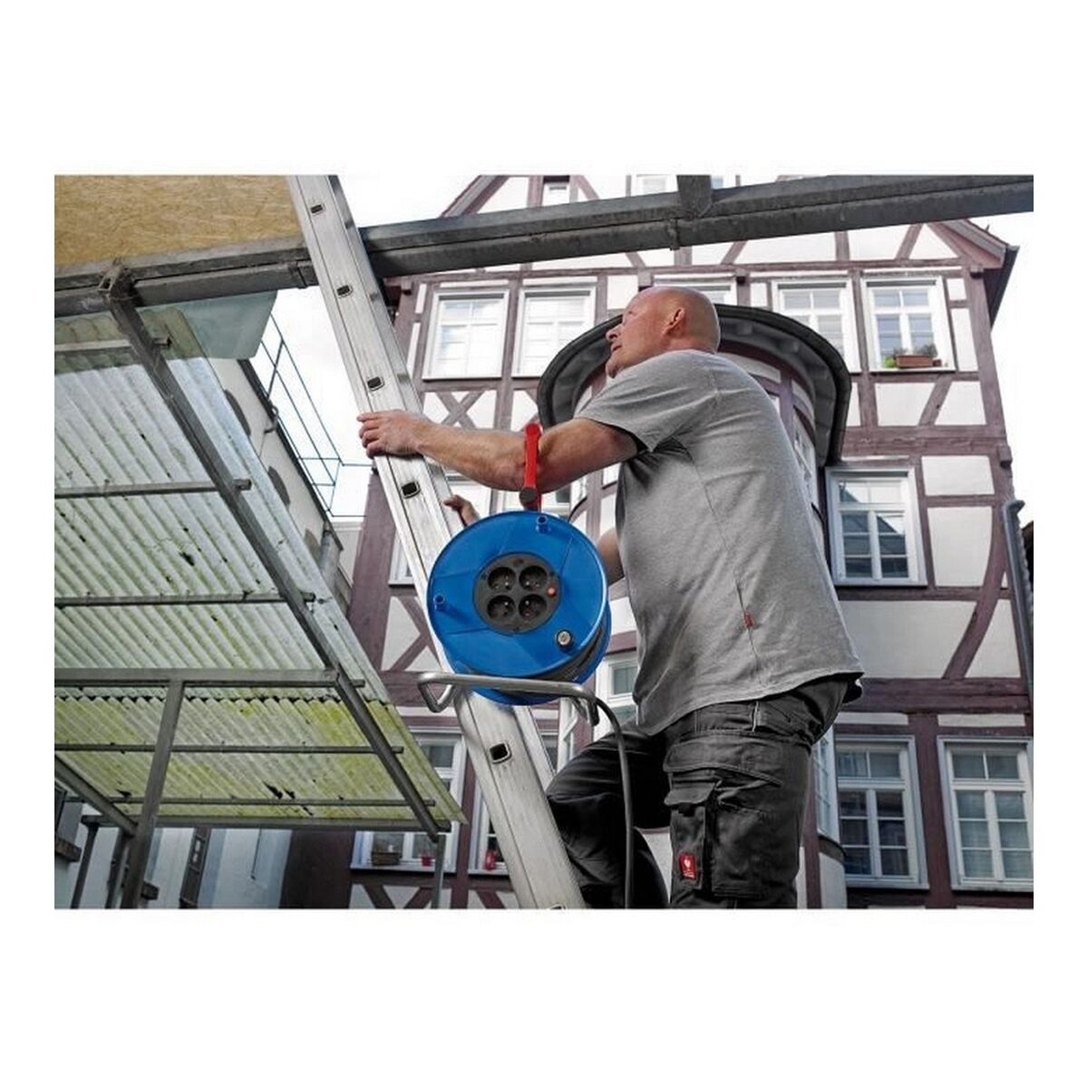 Uzatma kablosu Brennenstuhl Siyah Mavi/Siyah-4