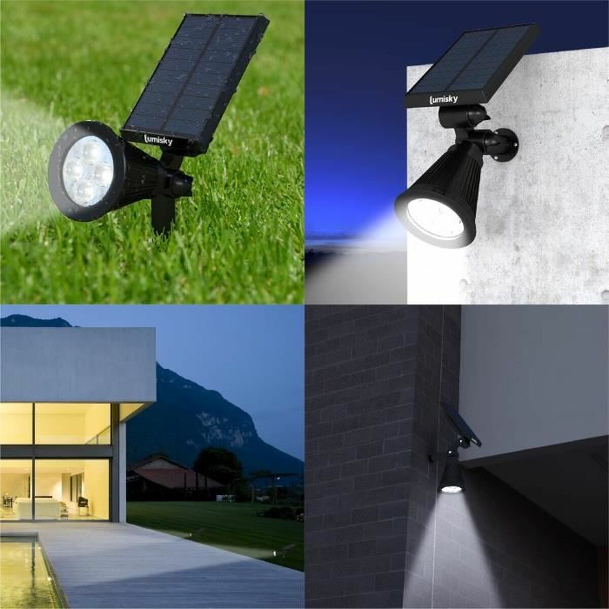 Lumisky Solar Focus 3760119732779 2 in 1 Trim (2 adet)-2