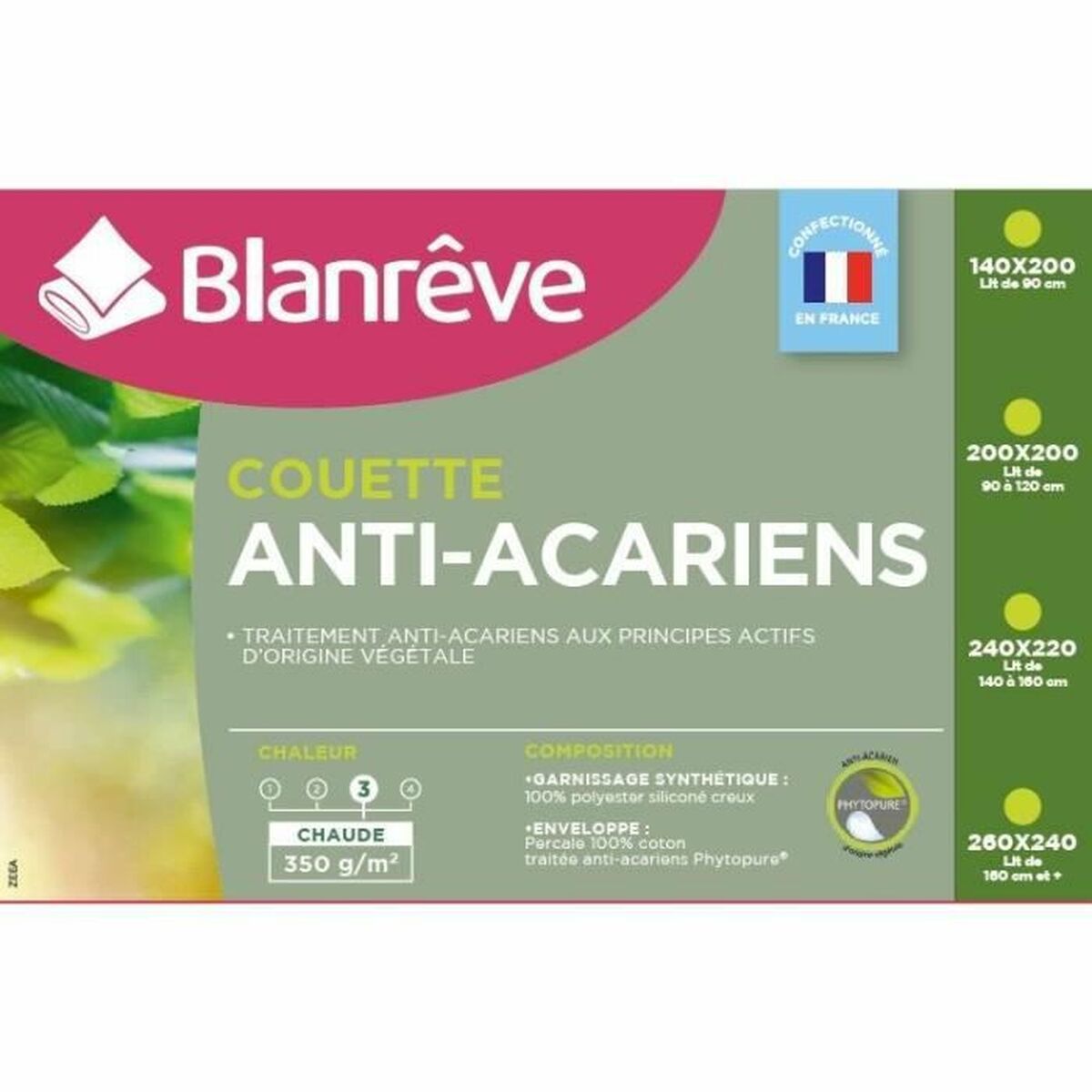 Скандинавское наполнение Blanreve 350 g/m² 240 x 260 cm-4
