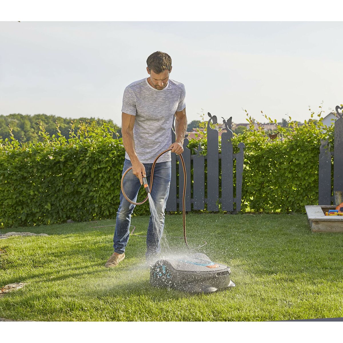 Аккумуляторная газонокосилка Gardena Sileno Life 1250 m²-3