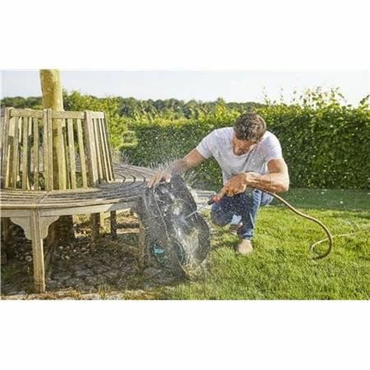 Аккумуляторная газонокосилка Gardena Sileno Life 1250 m²-7