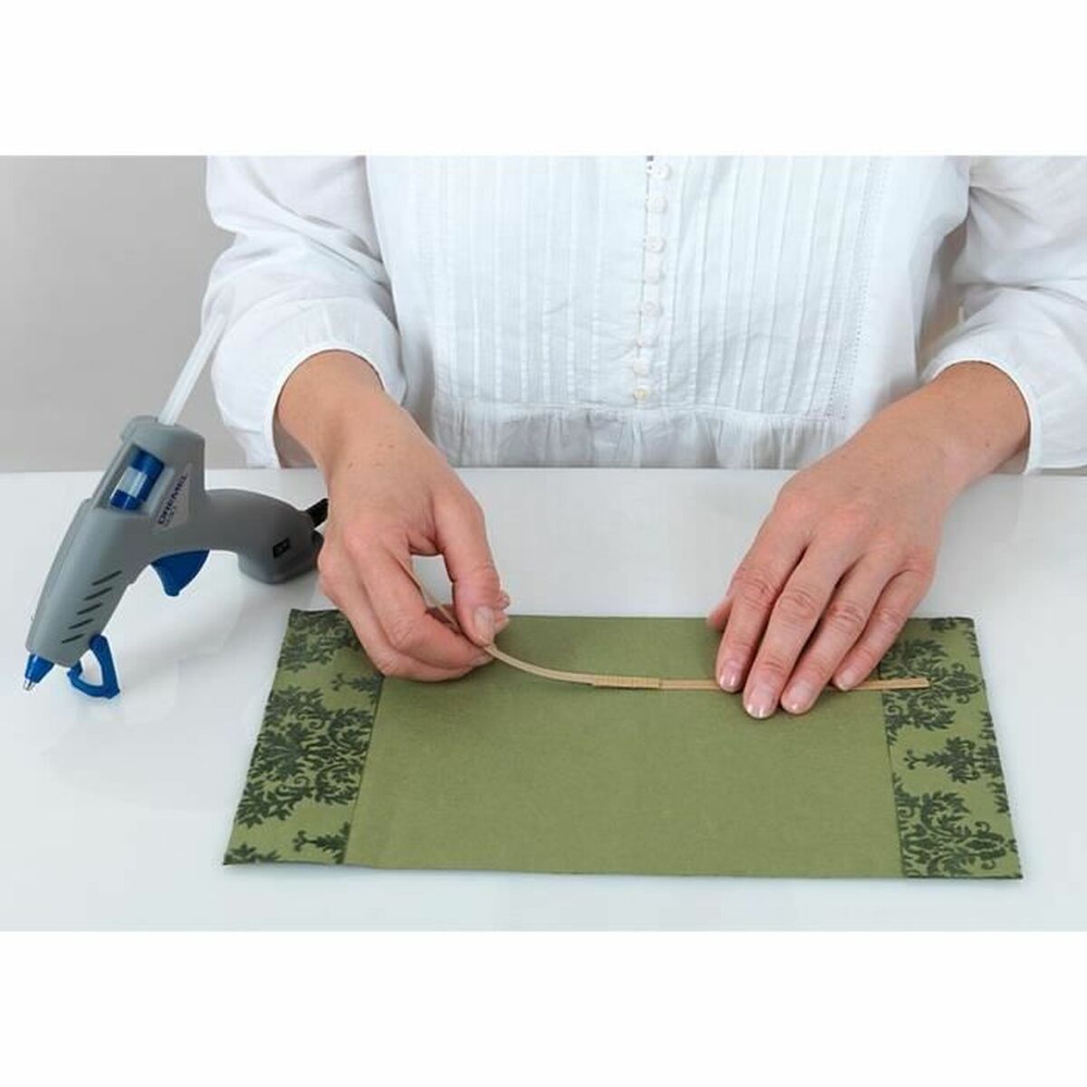 Sıcak Tutkal Fayans Dremel 2615GG11JA Evrensel Beyaz 12 Öğeleri-4