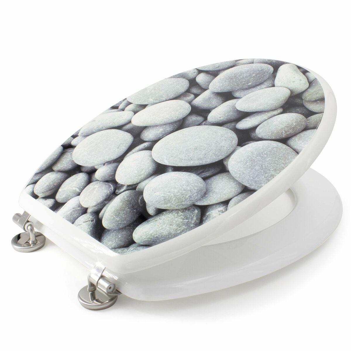 Сарпӯш барои ҳоҷатхона Gelco Stone Grey Wooden MDF-2