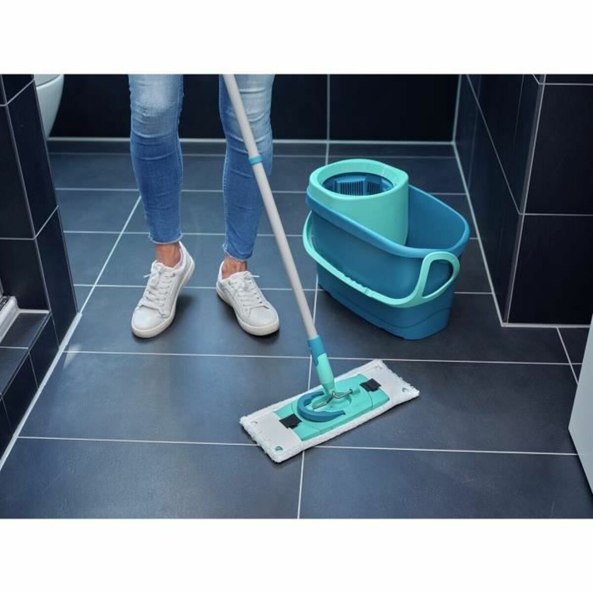 更换拖把洗地板Leifheit Clean Twist M Ergo-2
