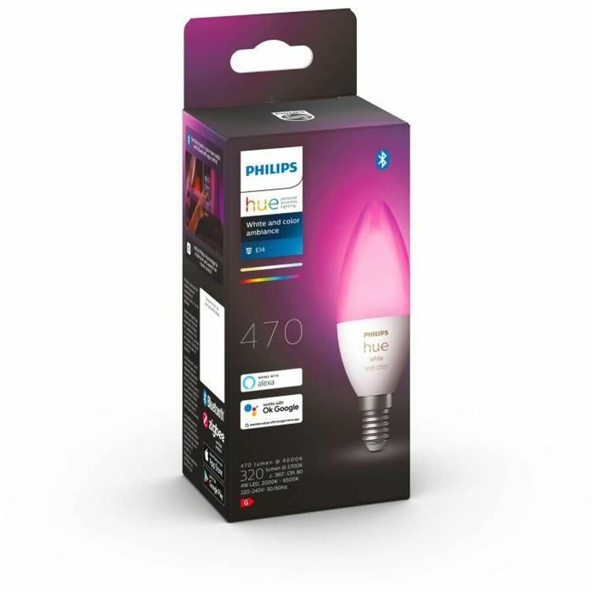 Bombilla LED Philips 929002294204 Blanco G 5,5 W E14 470 lm (6500 K)-3