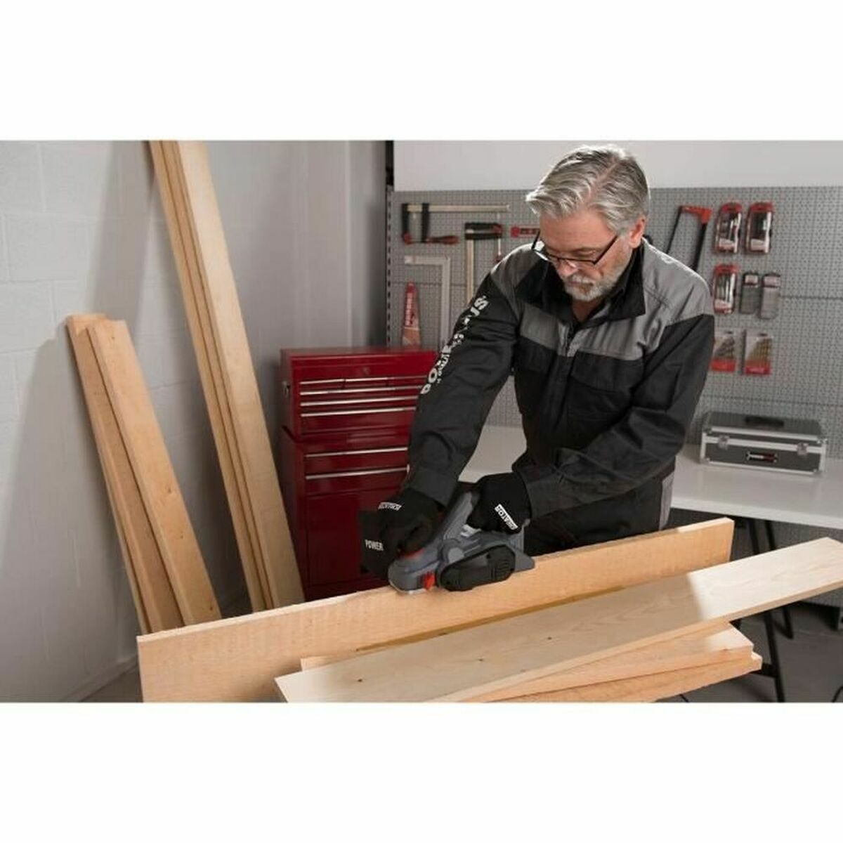 Powerplus 900 W elektrikli planya makinesi-2