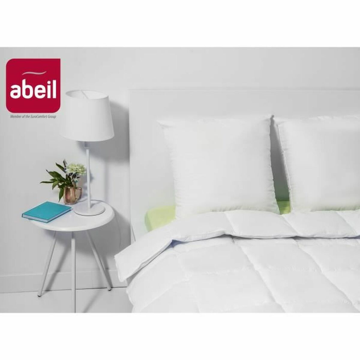 Комплект из 2 подушек Abeil Белый 60 x 60 cm (2 штук)-4