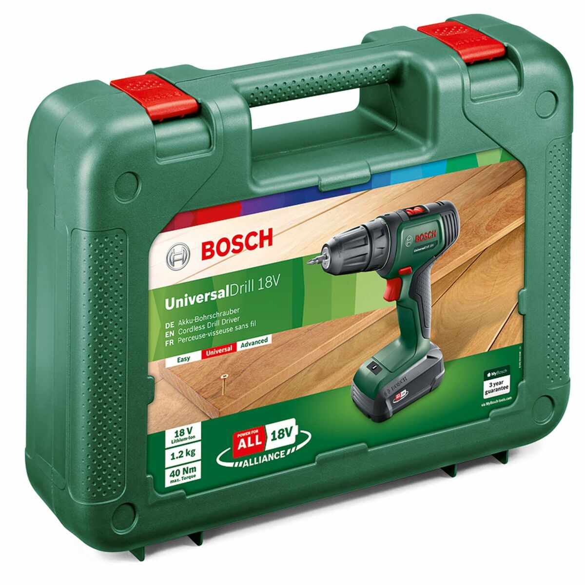 BOSCH Universaldrill 18 Power 4All 18 V 40 Nm Drill Set and Accessories-3