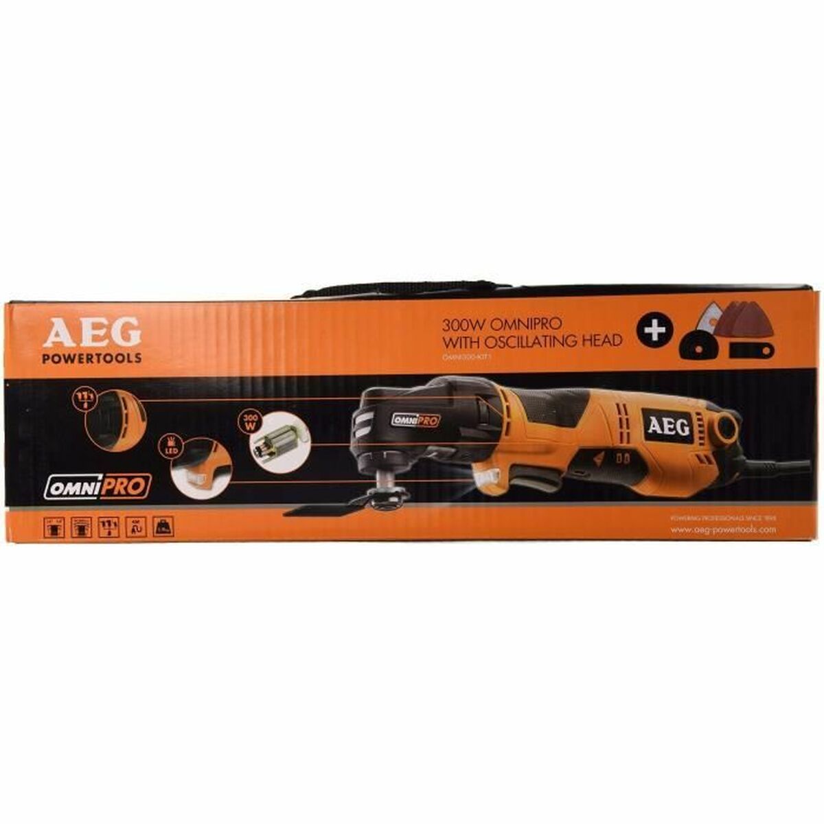 다기능 터보 드릴 AEG Powertools OMNI 300 1000 W-2