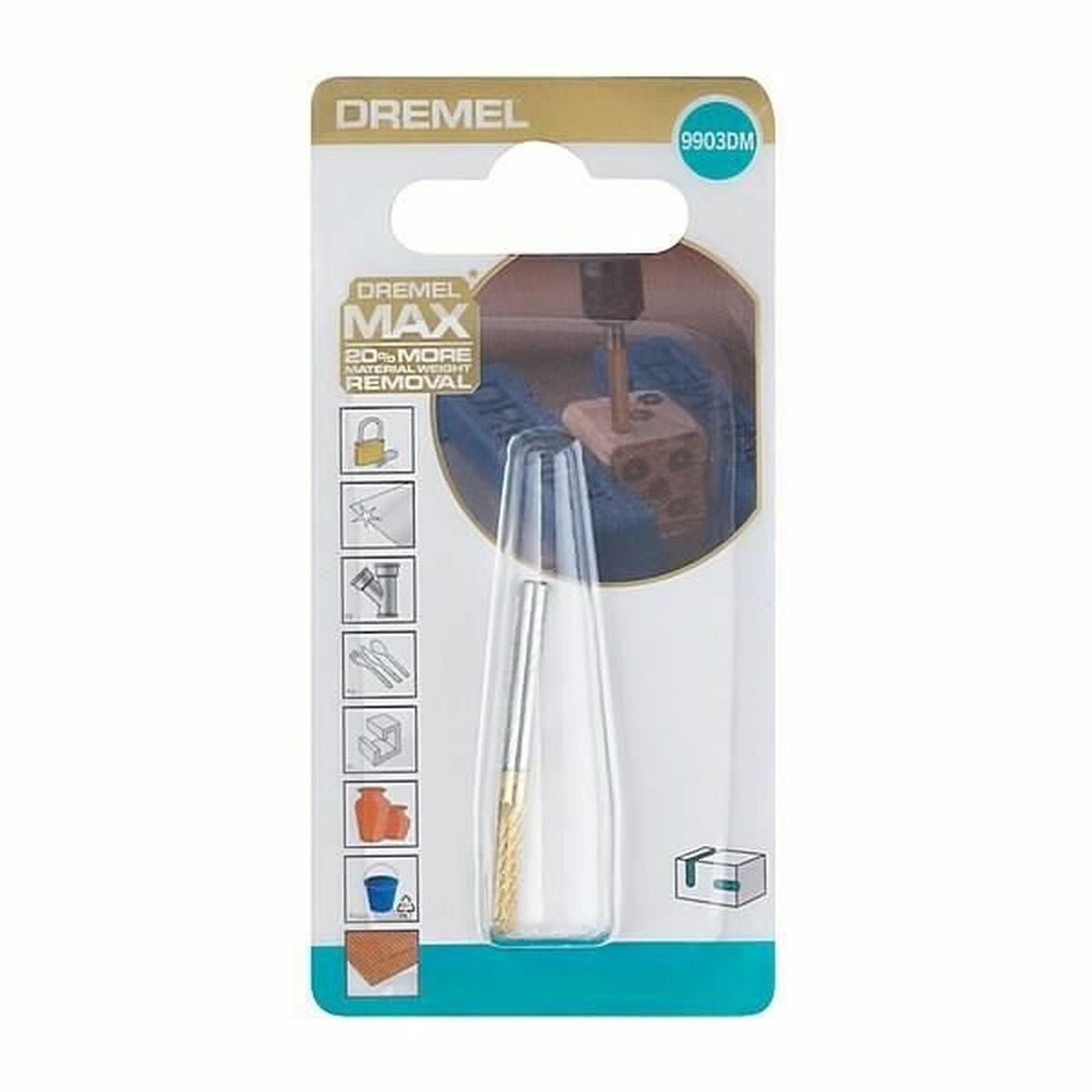 Milling Cutter Dremel Max 9903DM tungsten Ø 3.2 mm-2