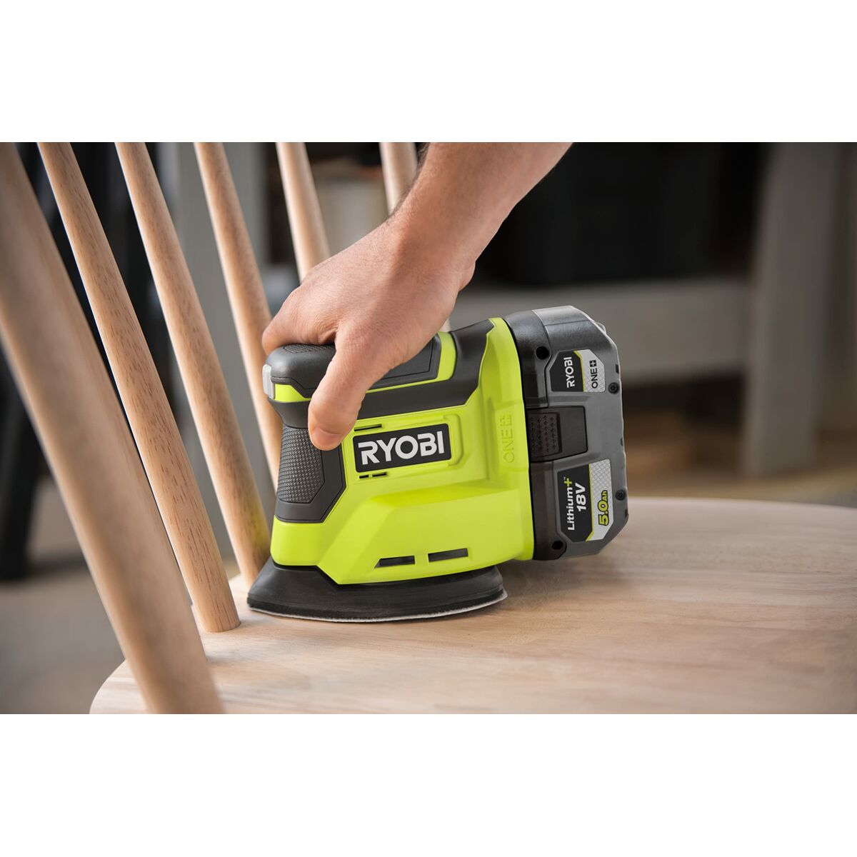 Ryobi RPS18-0 Triangular 18 V Eccentric Grinder-5