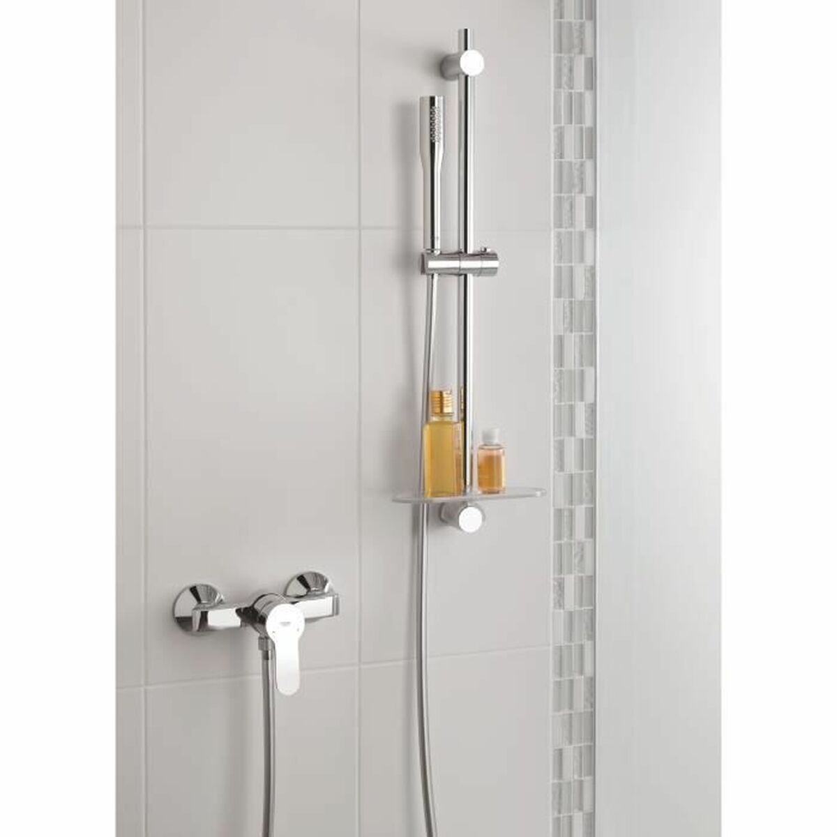 ראש מקלחת Grohe 27458000 כרום 1 מיקום-3
