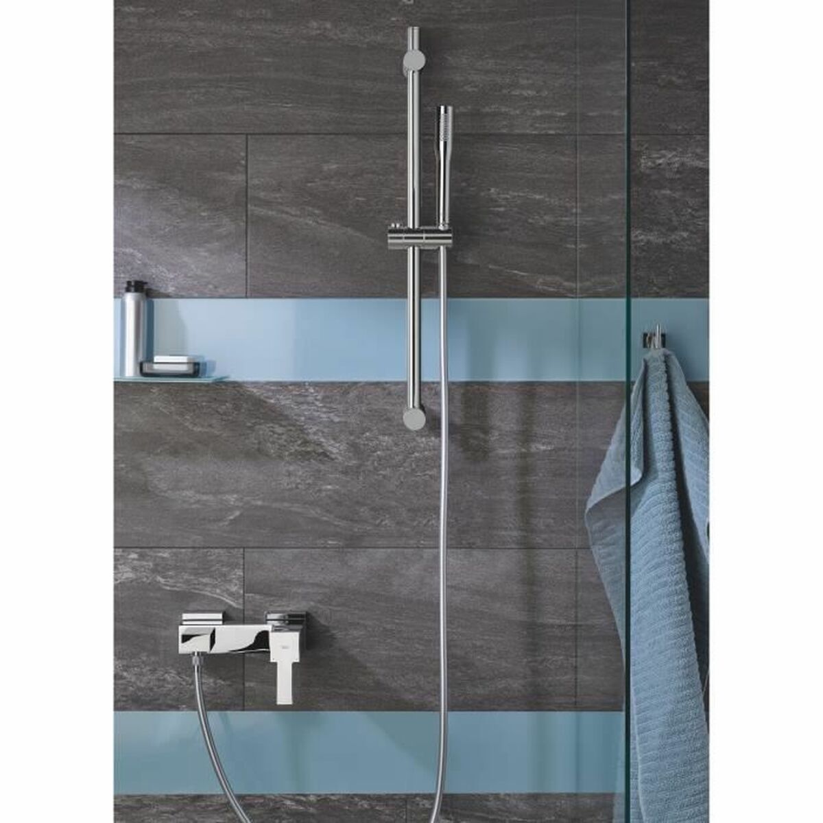 ראש מקלחת Grohe 27458000 כרום 1 מיקום-4