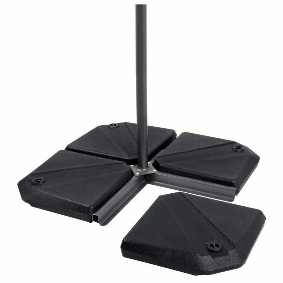 Основание для пляжного зонта EDA Темно-серый Пластик 49 x 49 x 8,7 cm-2