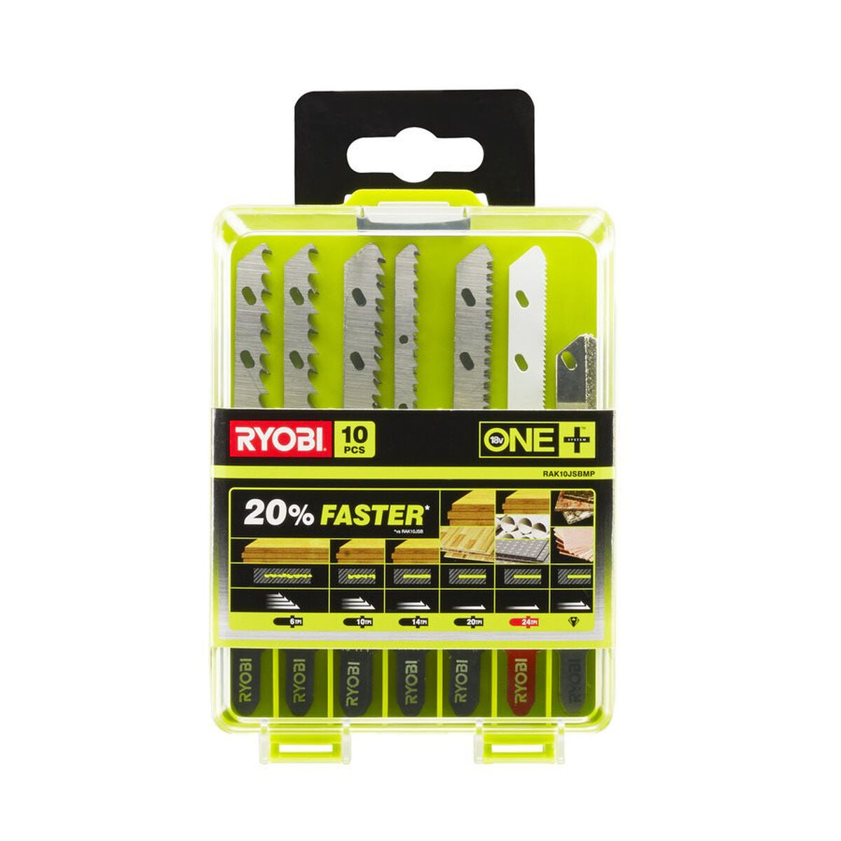 Knife Blade Ryobi RAK10JSBMP Jigsaw 10 Items-2