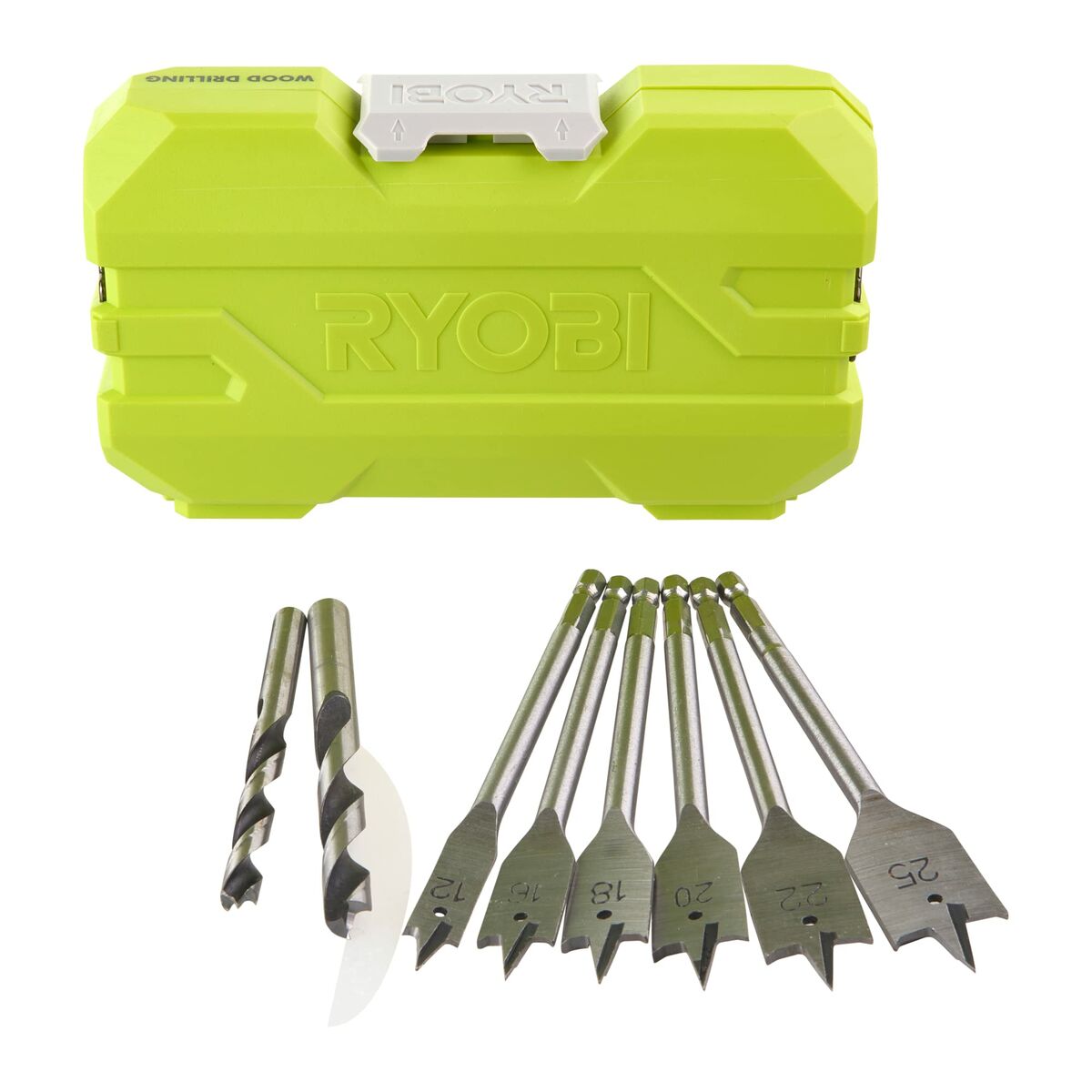 Ryobi Wooden Drill Set 12 Items-2