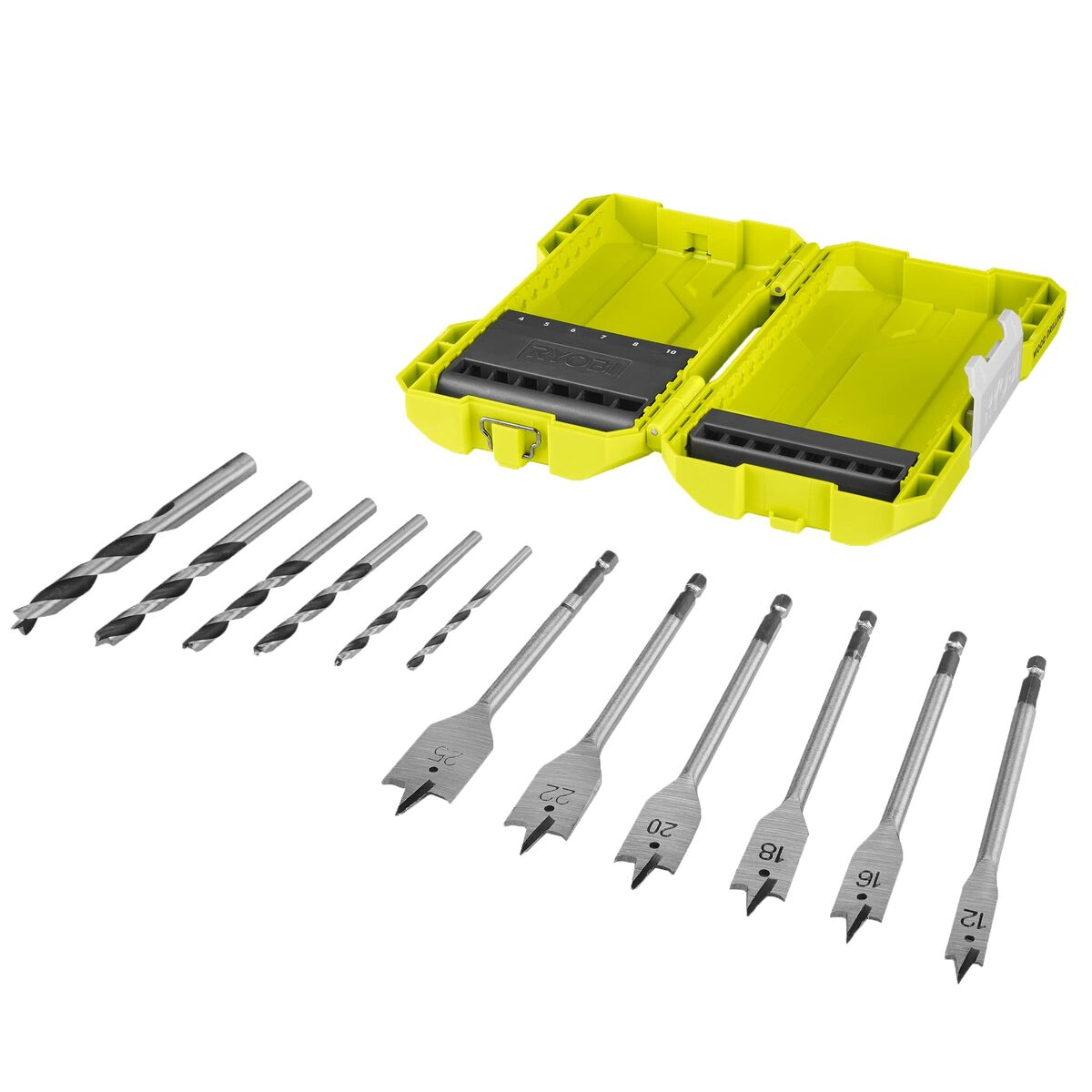 Ryobi Wooden Drill Set 12 Items-3