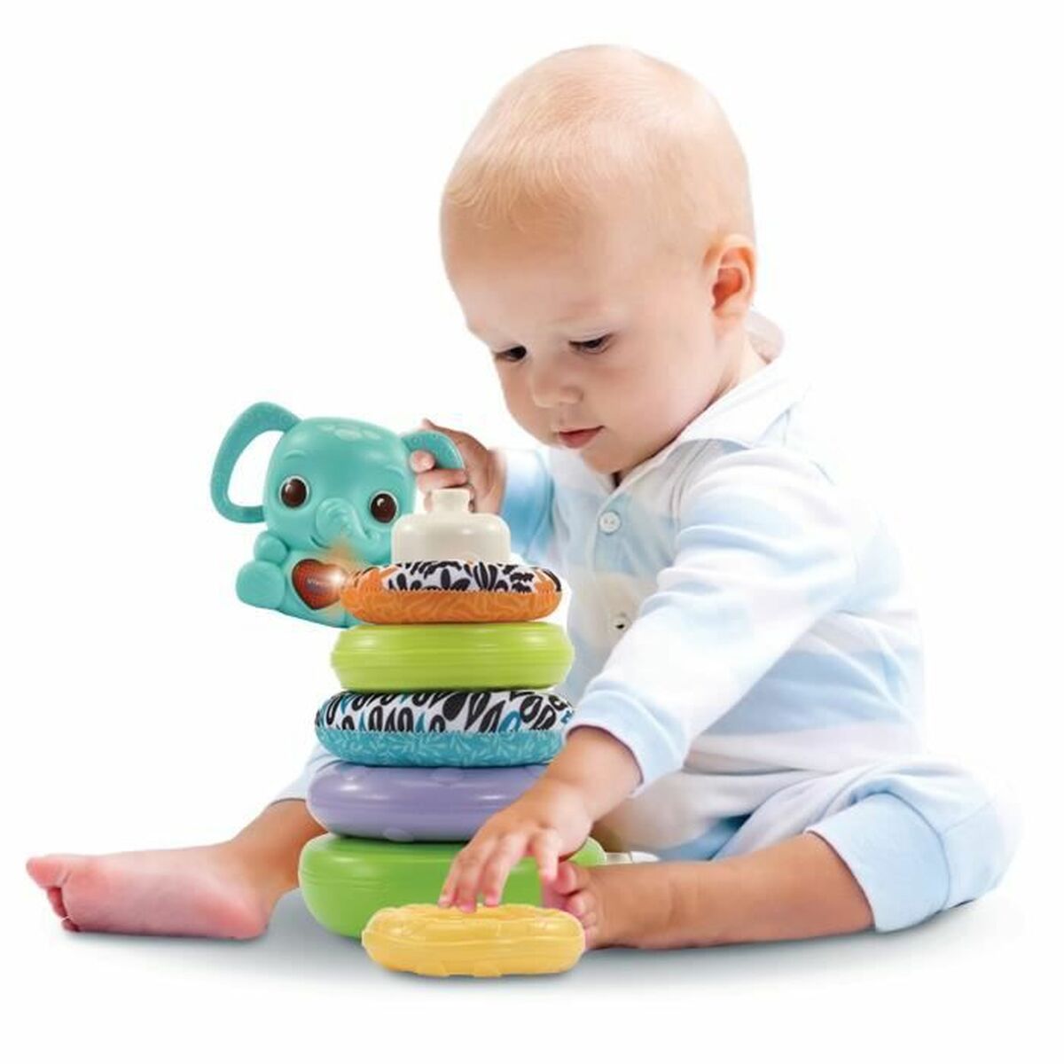 Giocattolo per cani Vtech Baby NINO, ELÈPHANTEAU EMPILO 3 EN 1-3