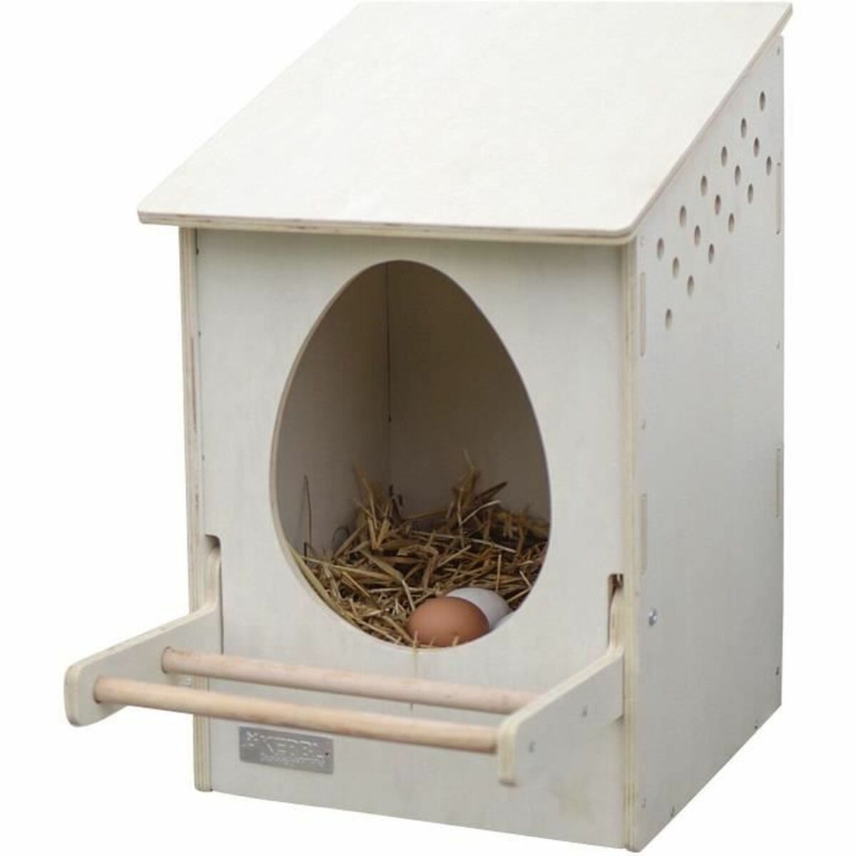 Nest Kerbl White Wooden 51 x 34 x 53 cm 치킨-2