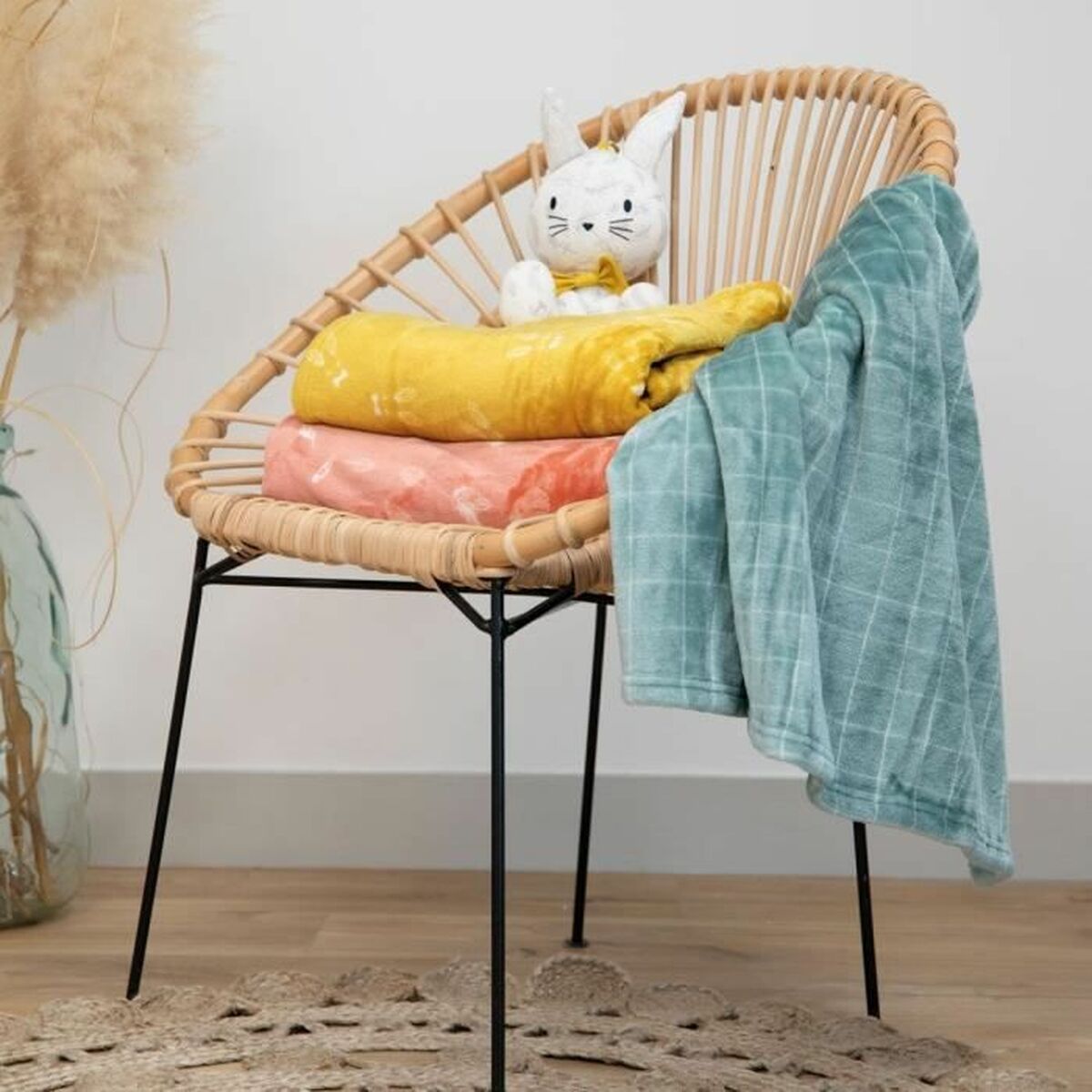 Одеяло Domiva Жёлтый 75 x 100 cm-2