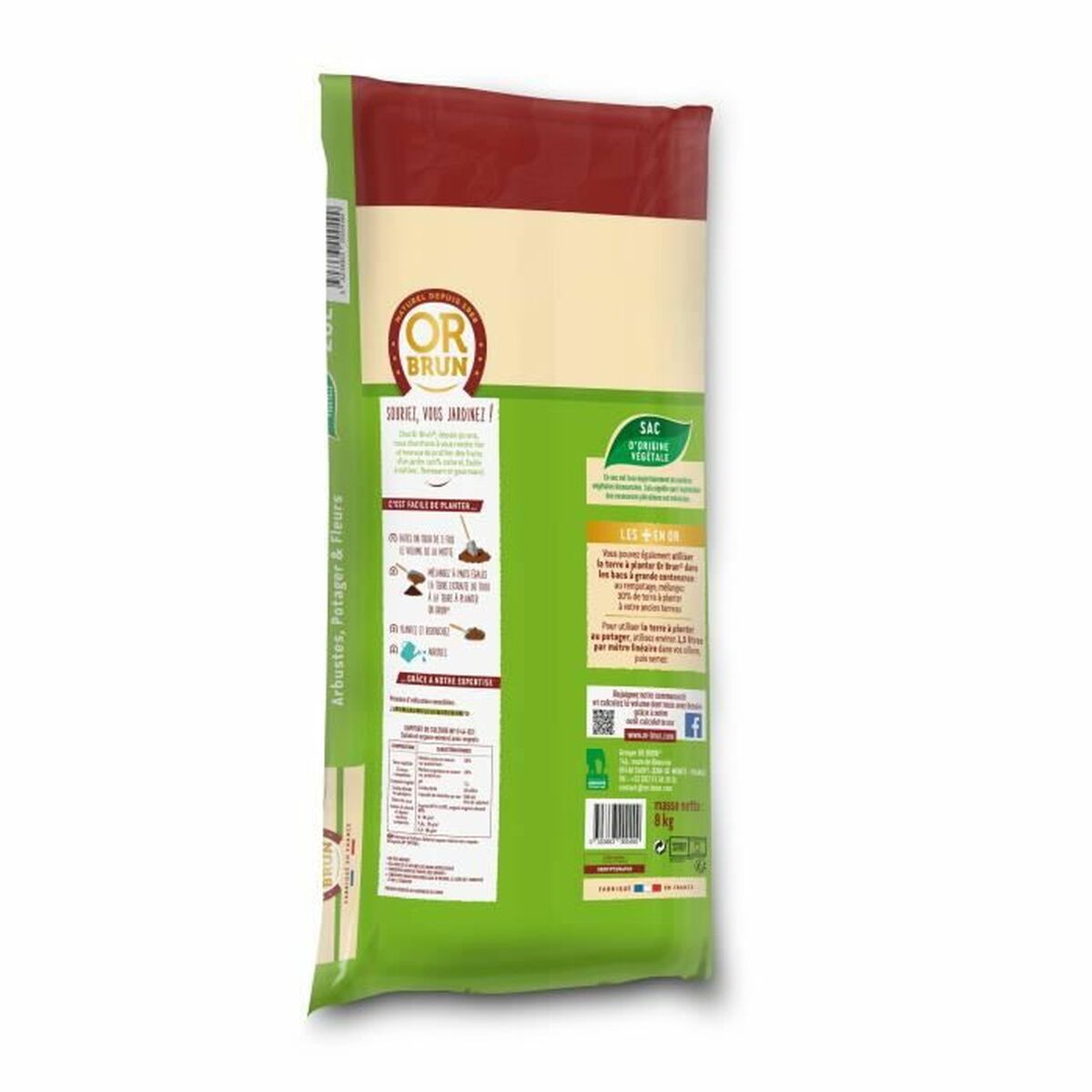 Почва для горшков OR BRUN-2