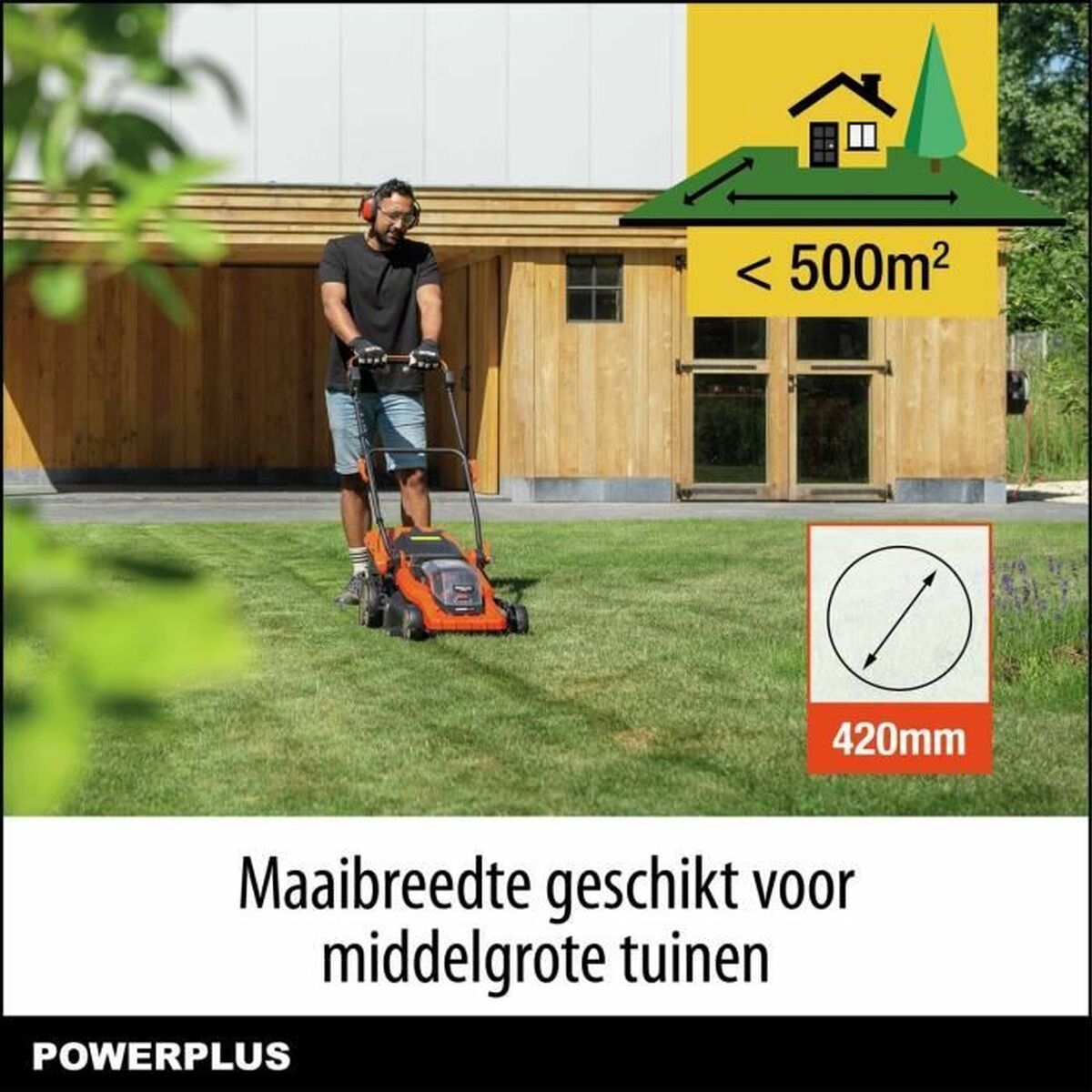 Powerplus Powdpglws2 40 V Ø 42 cm accumulator mower-3