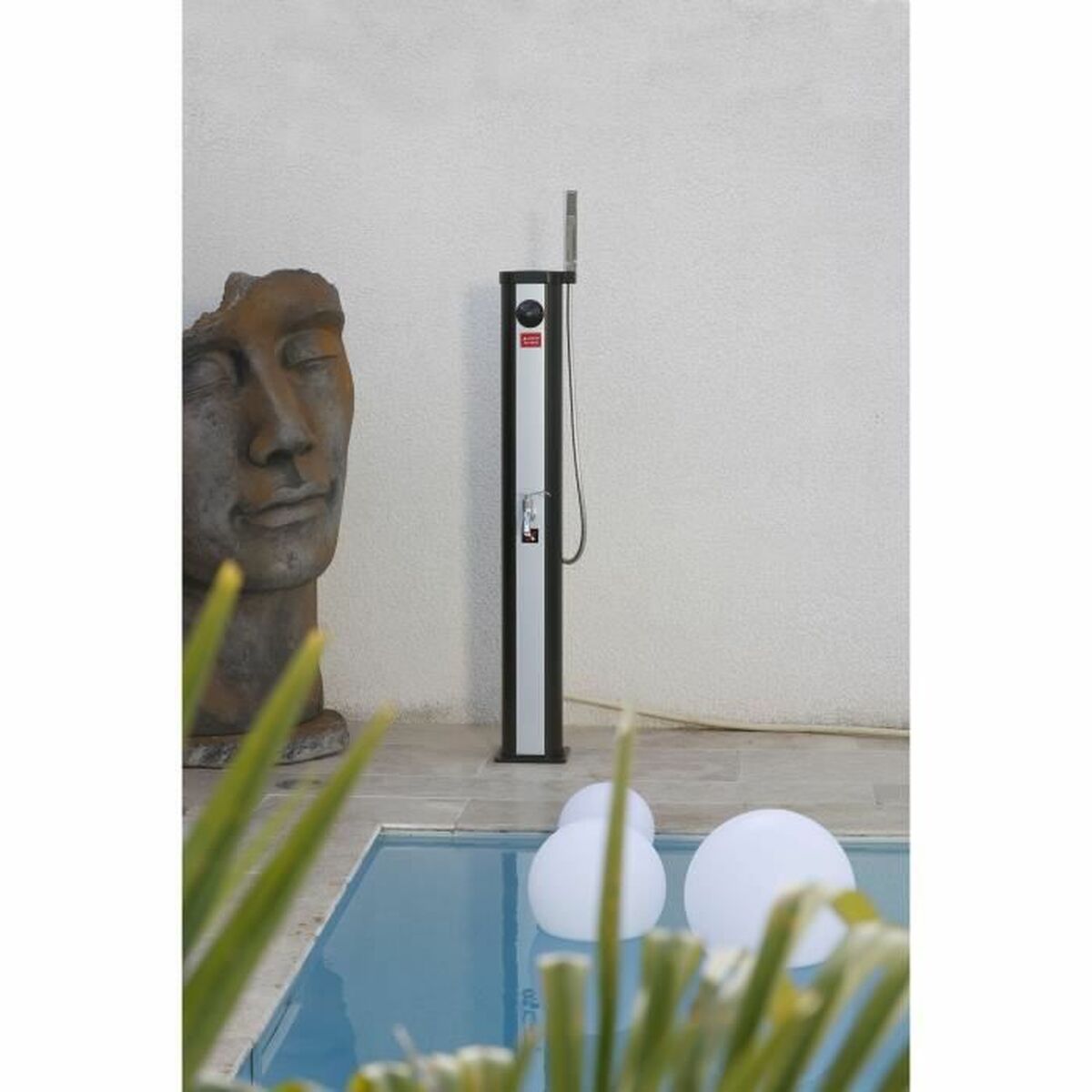 Ducha de jardín Ubbink Solaris 118 cm 18 L Amb 15 cm-2