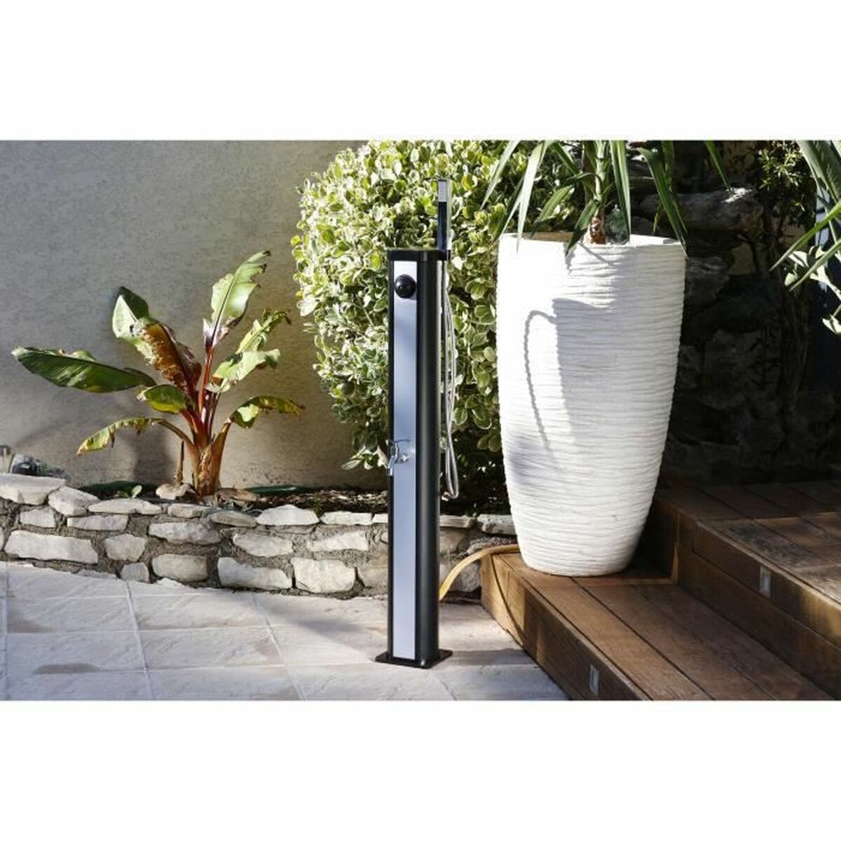 Ducha de jardín Ubbink Solaris 118 cm 18 L Amb 15 cm-6
