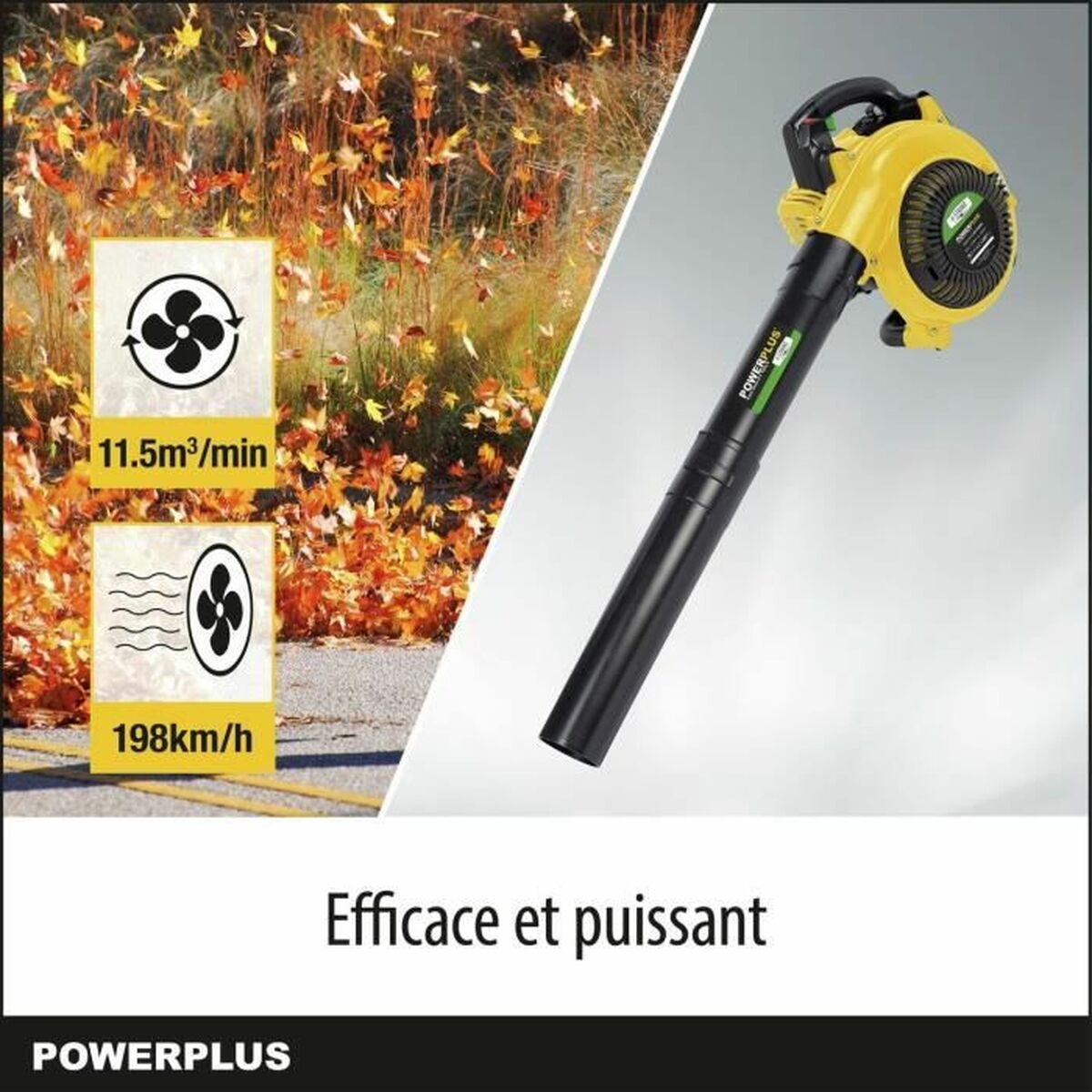 Powerplus üfleyici Powxg50400 Dolum 26. 5 cc 198 km/s-3