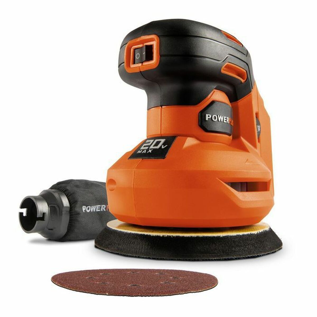 Powerplus Dual Power Powdp50400 + G80 20 V U 125 mm excentric grinder