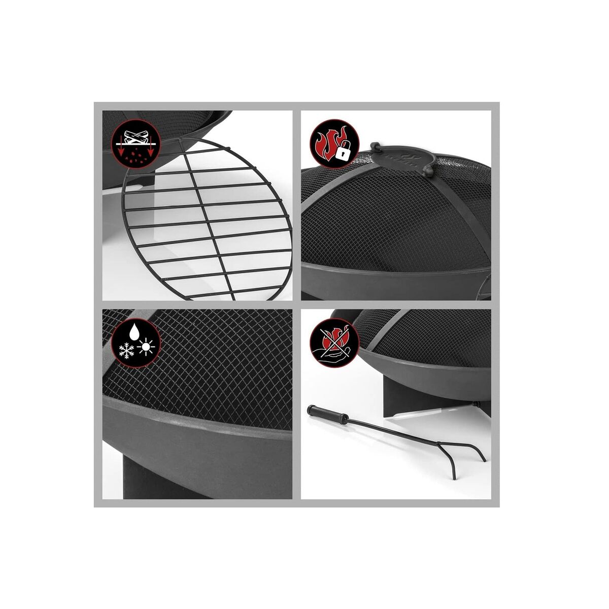 Портативный барбекю Landmann 03313 Ø 60 cm-2