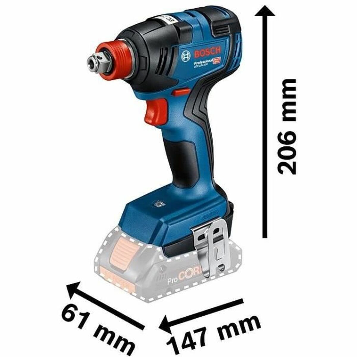 BOSCH GDX 18 V Drill Set & Accessories-5