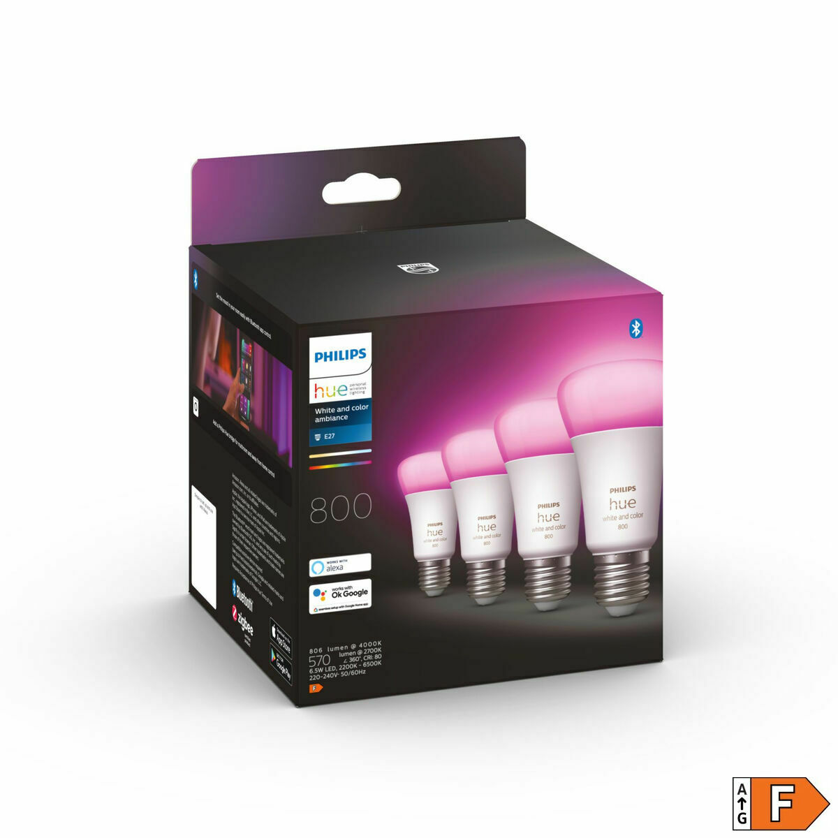Philips Pack de 4 E27 Smart Bulb-6