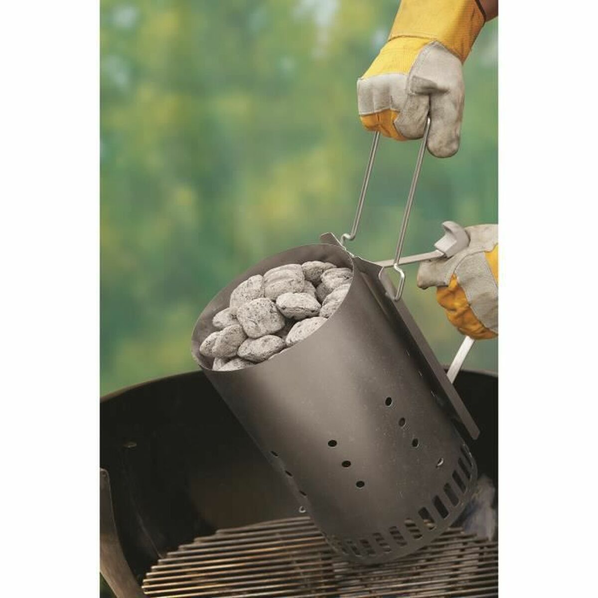 Fireplace for barbecue lighting Weber 7416 Aluminum-3
