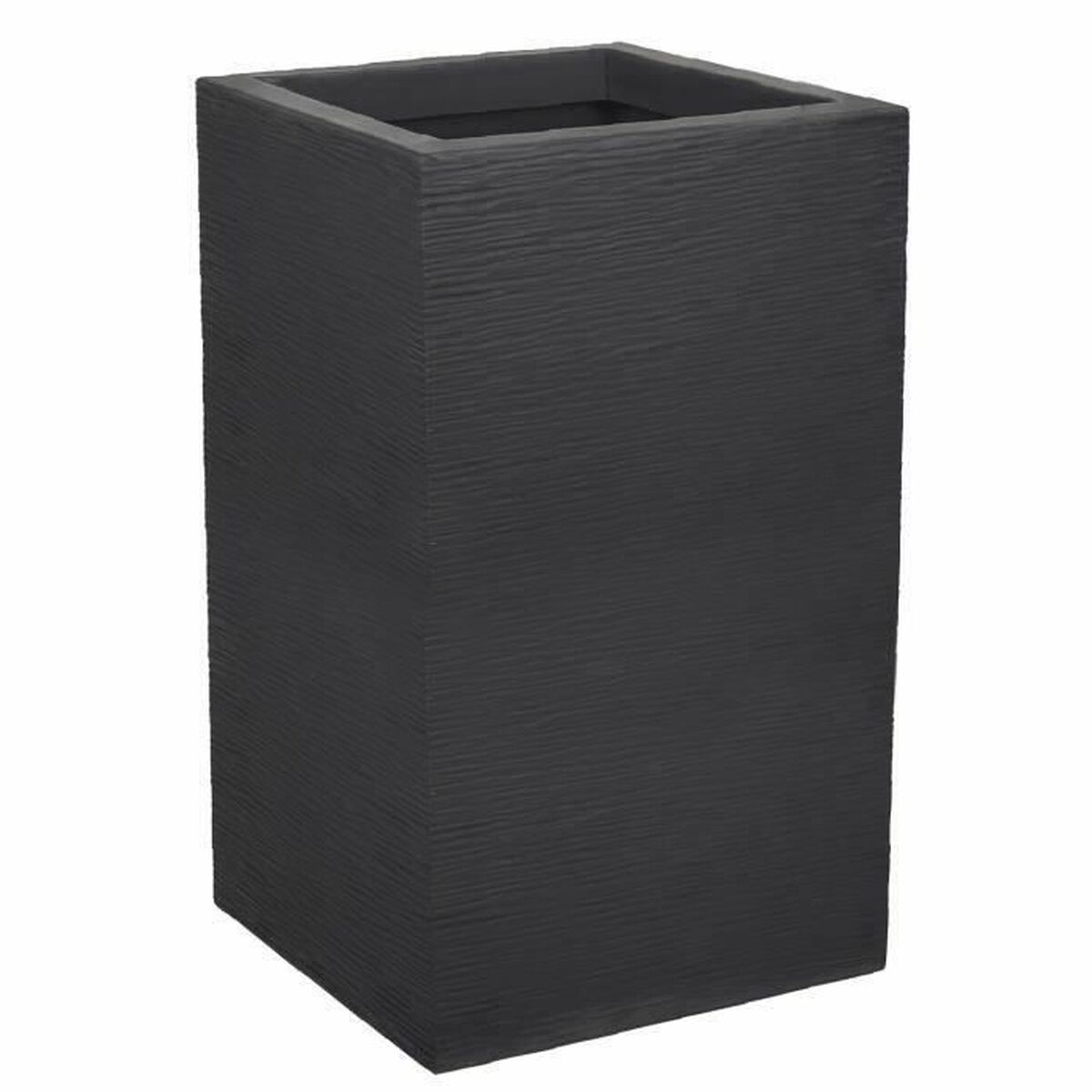 Банкілер EDA Graphit Up Төртбұрышты Антрацитті Пластик 29,5 x 29,5 x 49,5 cm
