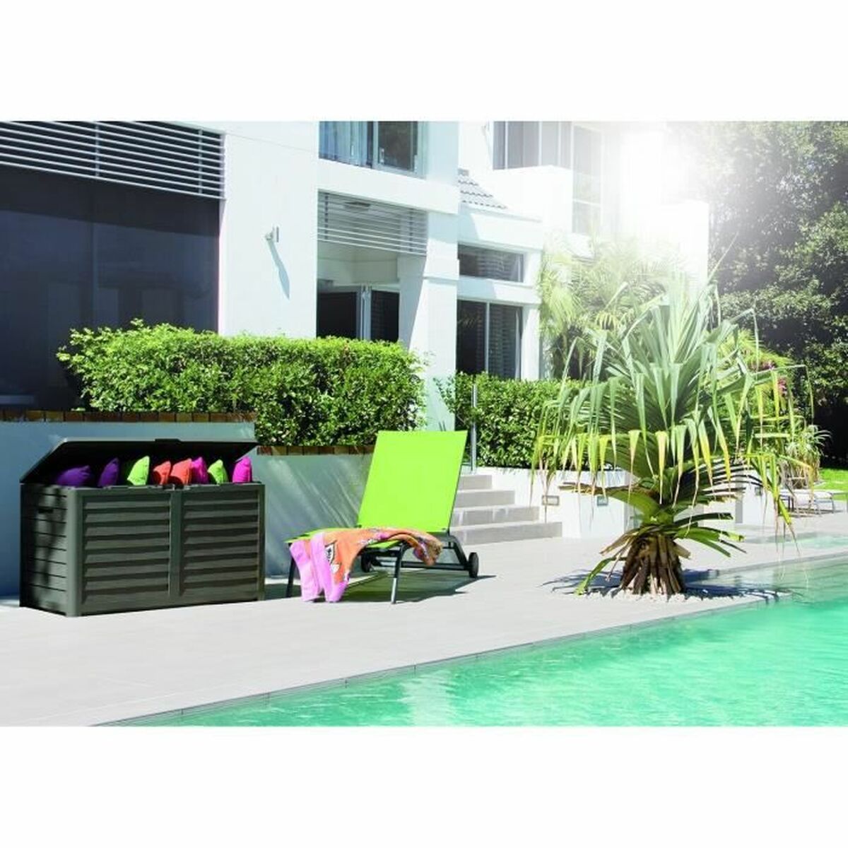 Chest EDA Brown Beige Plastic-2