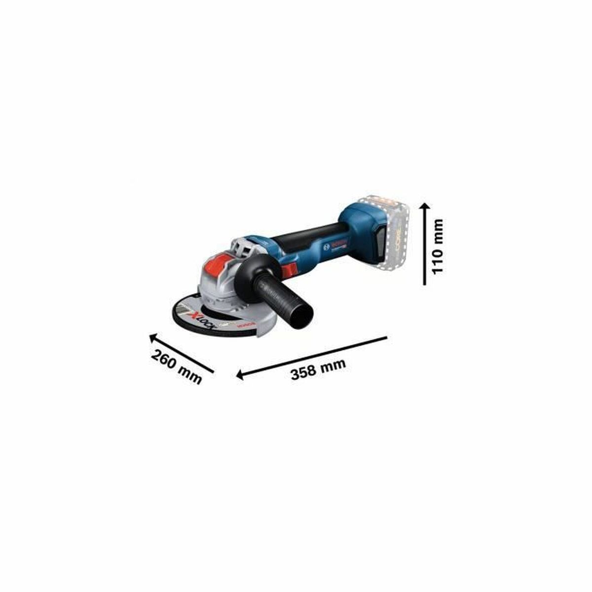 مطحنة الزاوية BOSCH GWX 18V-10 محترف 1000 واط 18 فولت