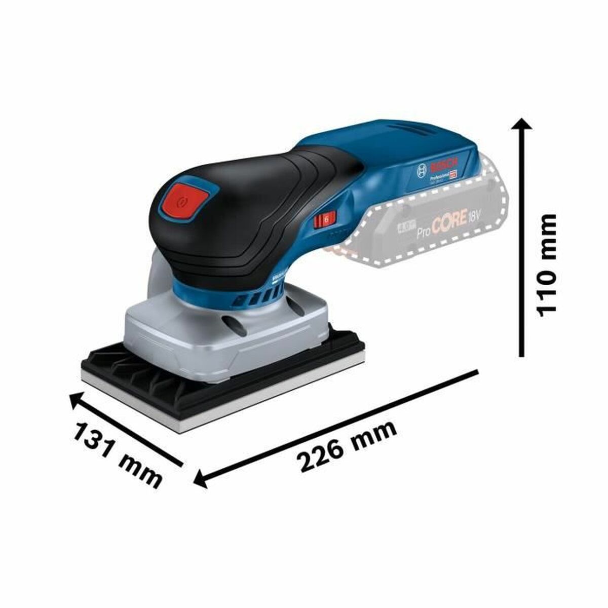 BOSCH Professionak 18 V grinder-3