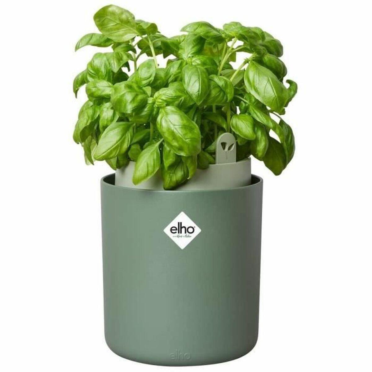 Банка Elho Bouncy Basil  Круглая Зеленый Пластик Ø 16 cm-4