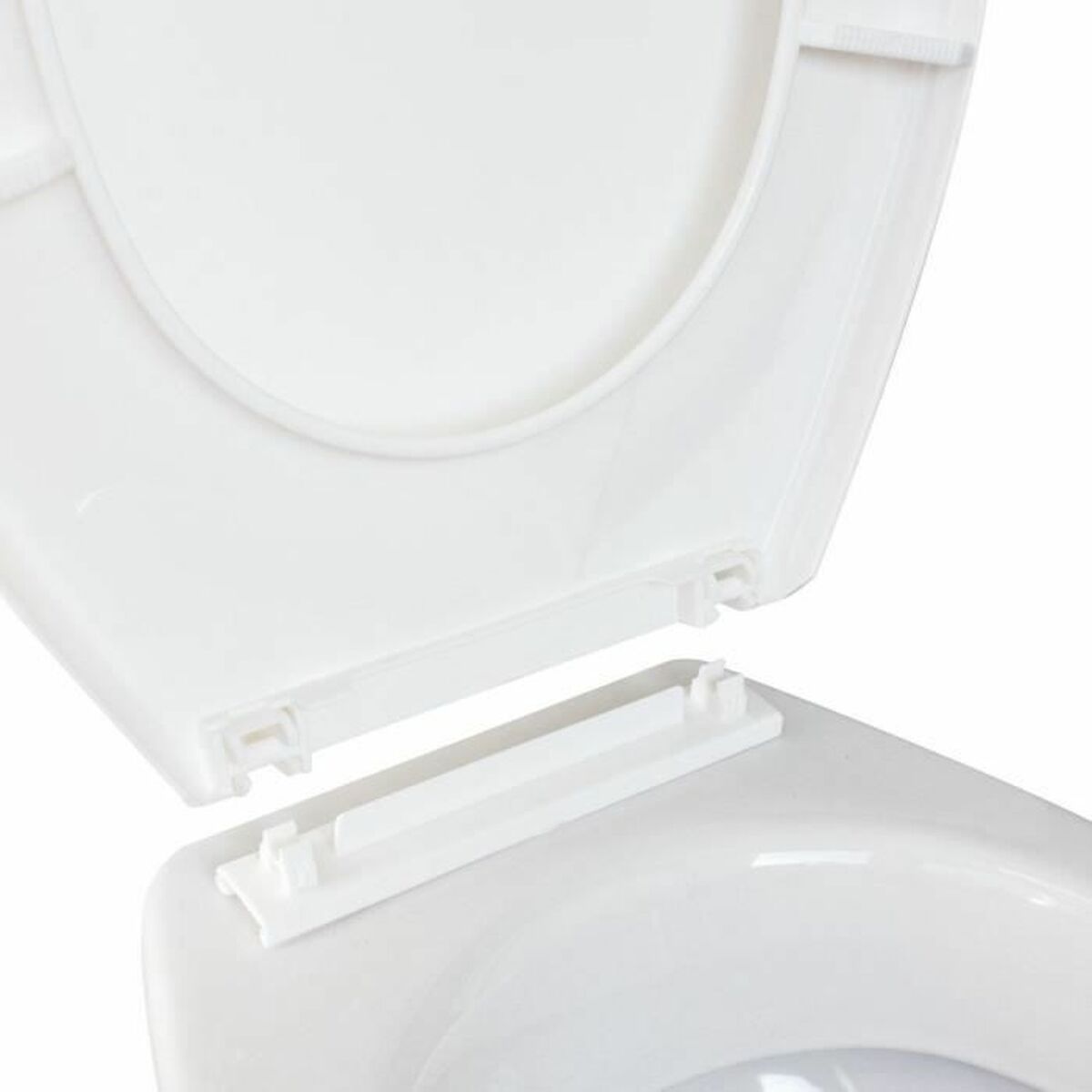 Gelco White Polypropylene Toilet Lid-2