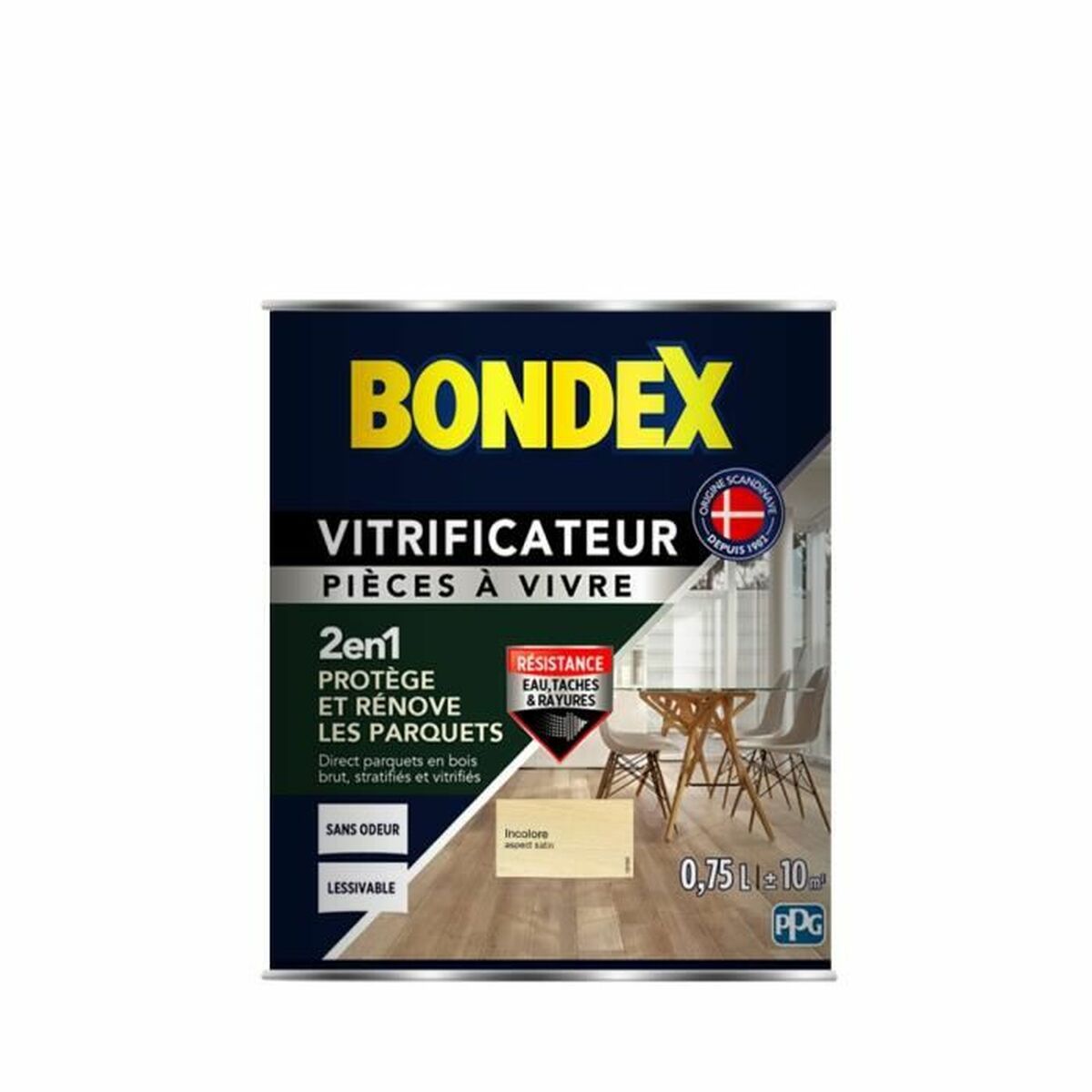 تزييت الورنيش من الساتان Bondex عديم اللون 750 مل