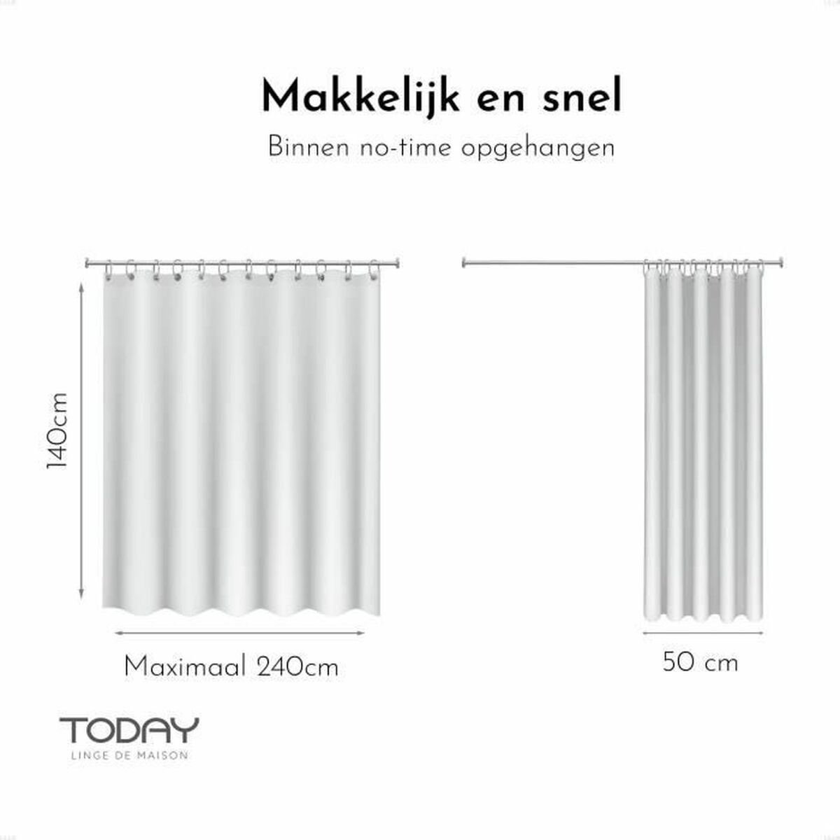 Занавес TODAY  Essential Белый 140 x 240 cm-3