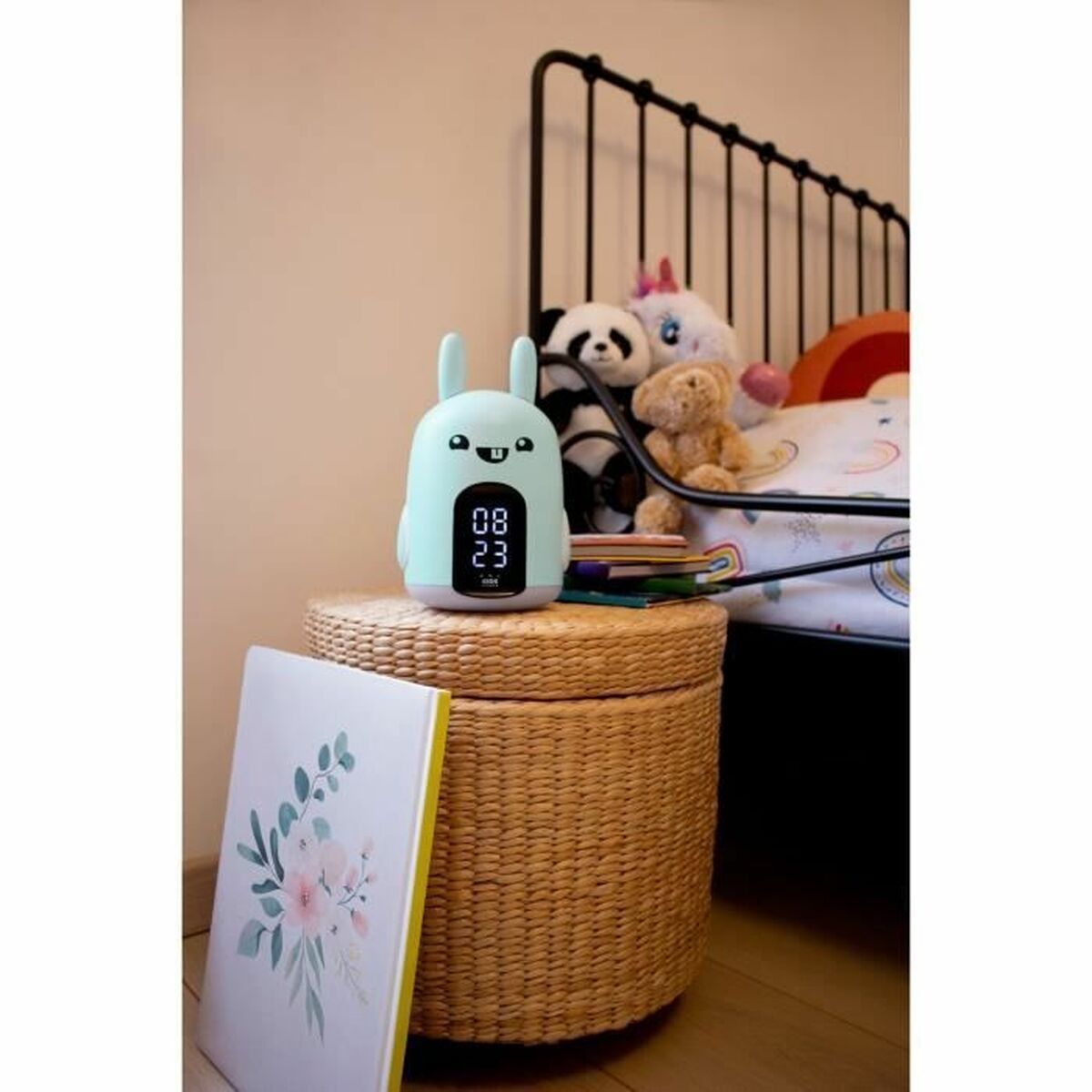 Часы-будильник Bigben бирюзовый Кролик-3