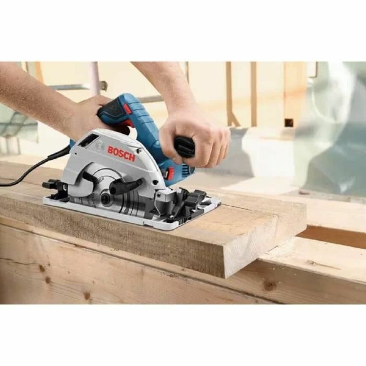 Circular saw BOSCH GKS 55 + GCE 1350 W 12 V-3