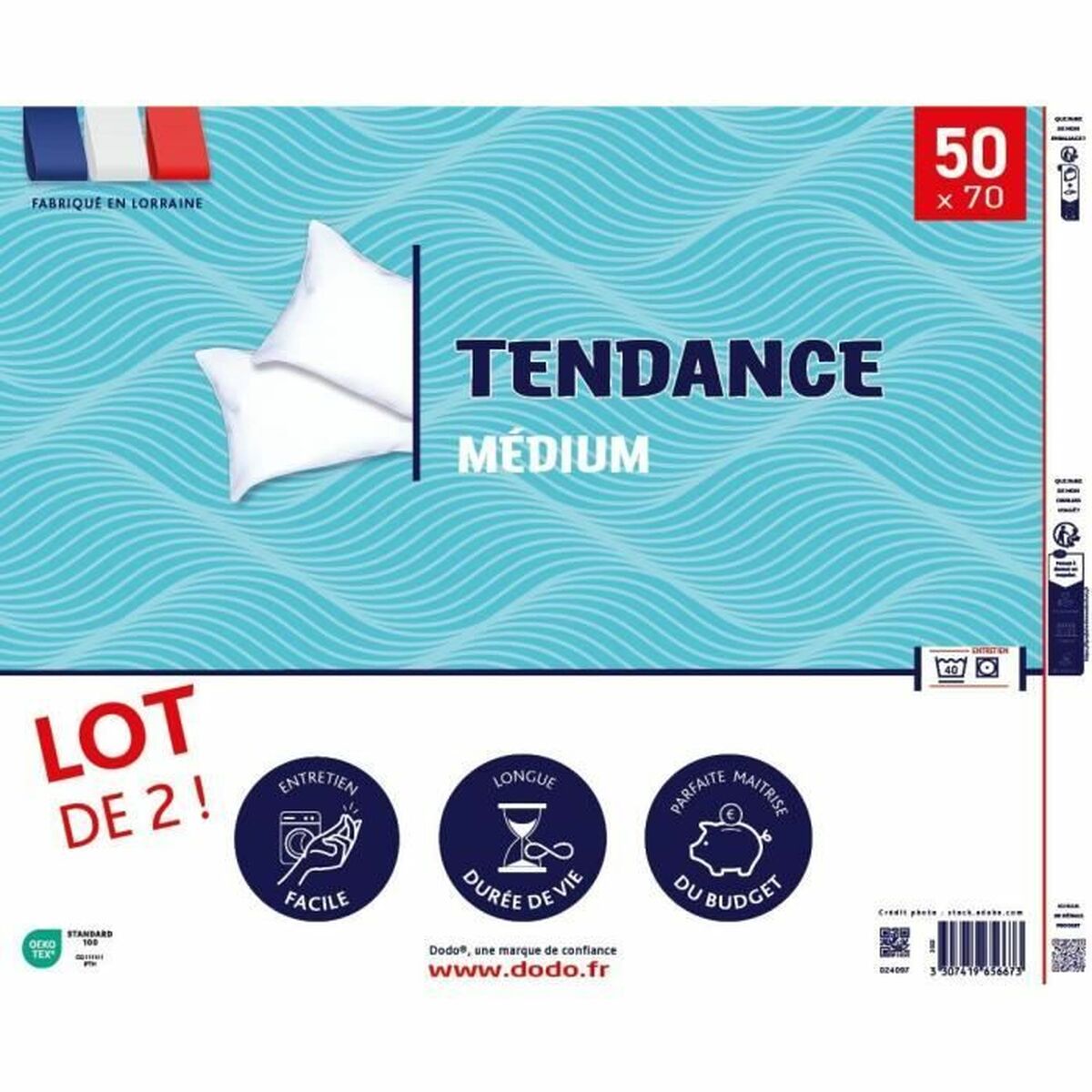 Подушка DODO Tendance Белый 50 x 70 cm 2 штук-5