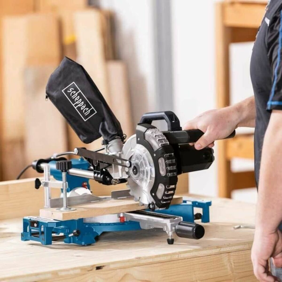 Table saw Scheppach HM 185 1400 W 185 mm-3