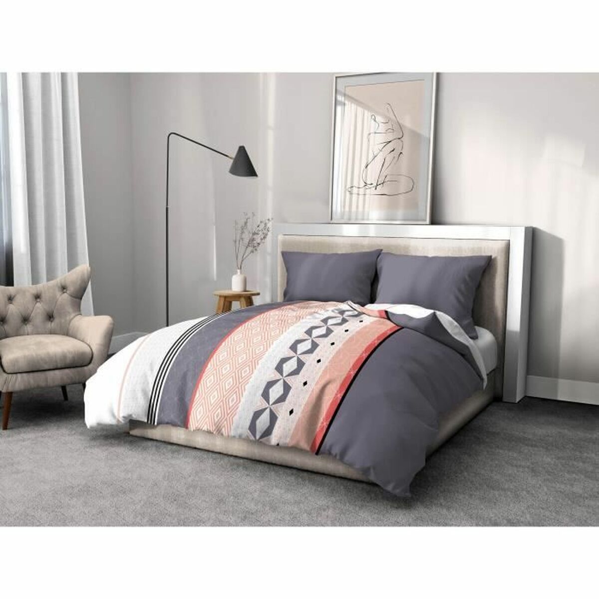 Пододеяльник HOME LINGE PASSION Синий 220 x 240 cm-4