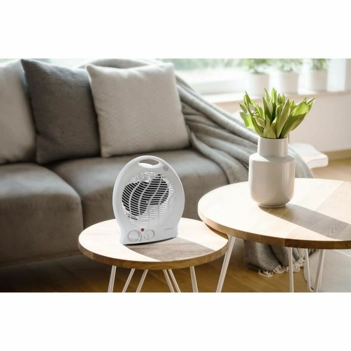 Oceanic White 2000 W Portable Thermal Fan-5