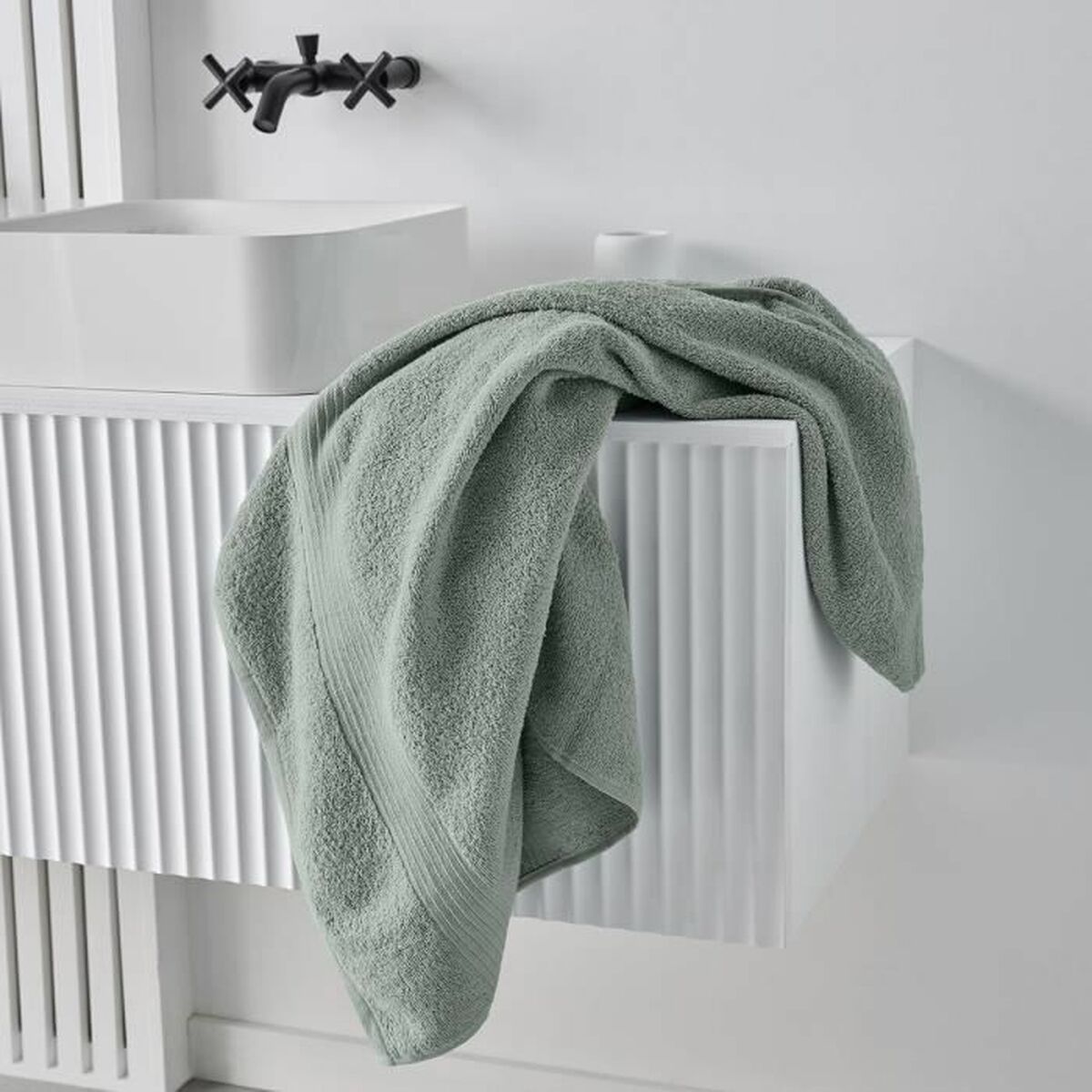 Набор Полотенца TODAY Essential Celadon Светло-зеленый 50 x 90 cm (10 штук)-3